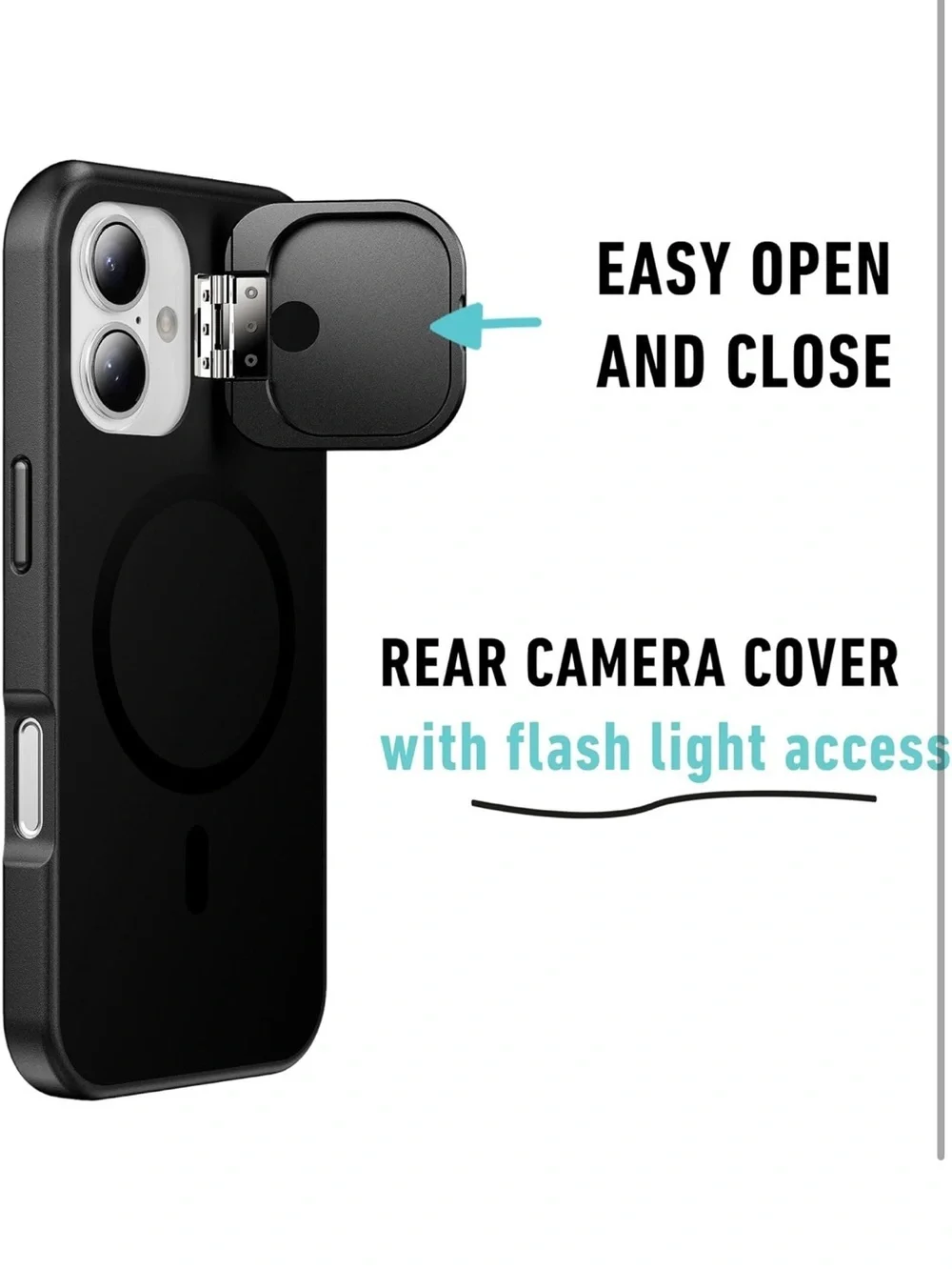 Spy-Fy IPhone 17 Privacy Case Front And Rear Camera Covers 998-lb3)